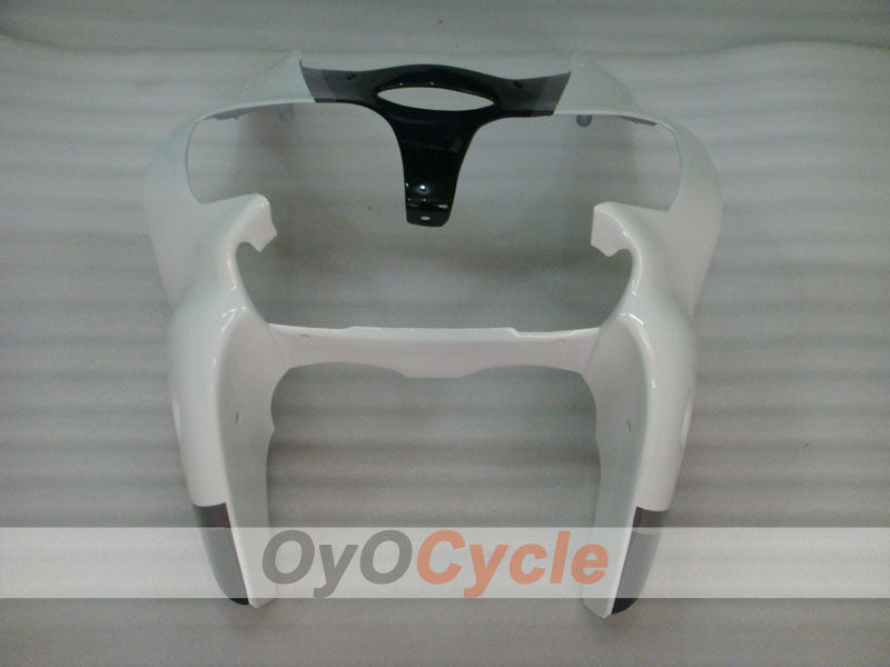 Kit de carénage à injection pour NINJA ZX-6R 00-02 - Blanc, Noir - Style d'usine #OYO87901700
