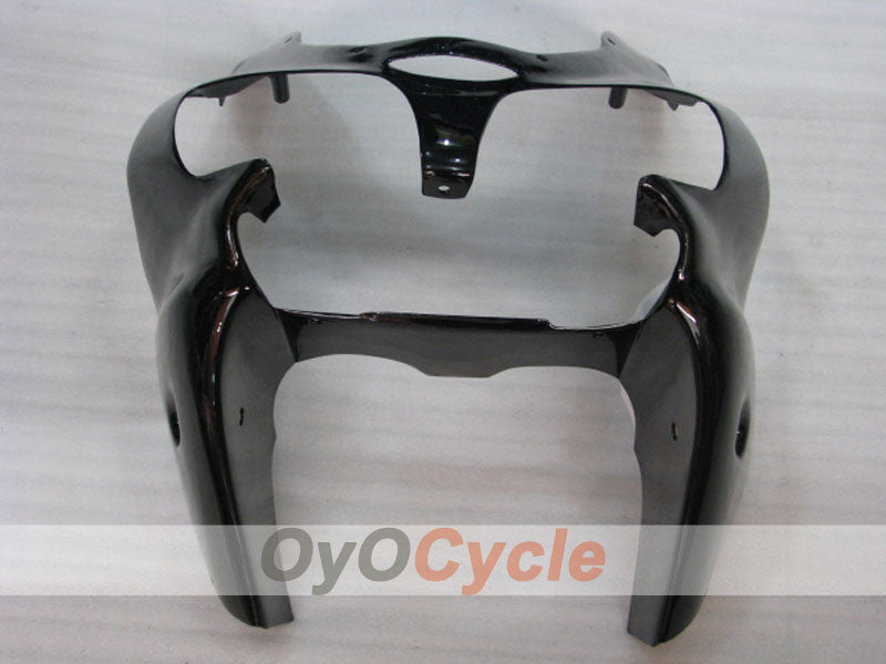 Kit de carénage à injection pour NINJA ZX-6R 00-02 - Blanc, noir - Style d'origine #OYO87901705