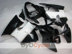 Kit de carénage à injection pour NINJA ZX-6R 00-02 - Blanc, noir - Style d'origine #OYO87901705