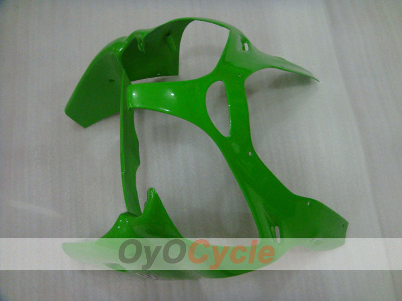 Kit de carénage à injection pour NINJA ZX-6R 00-02 - Vert, blanc - Style d'origine #OYO87901706