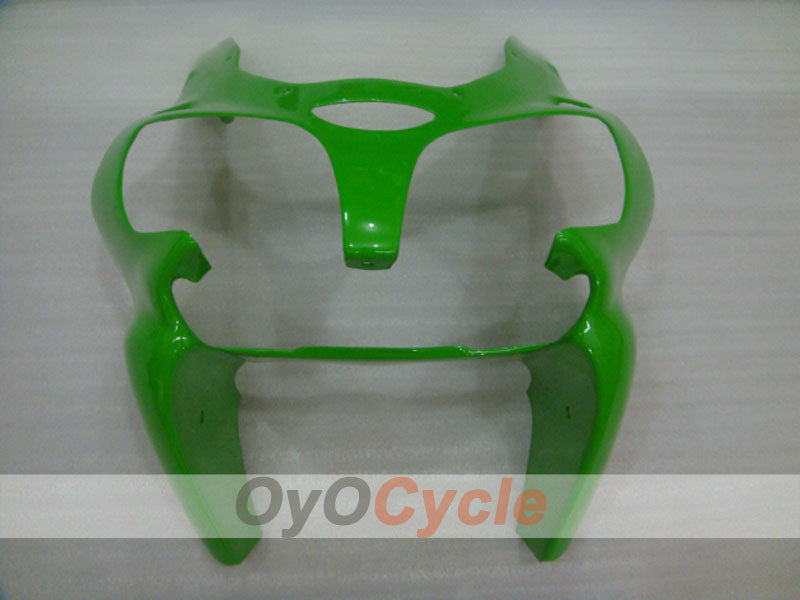 Kit de carénage à injection pour NINJA ZX-6R 00-02 - Vert, blanc - Style d'origine #OYO87901706