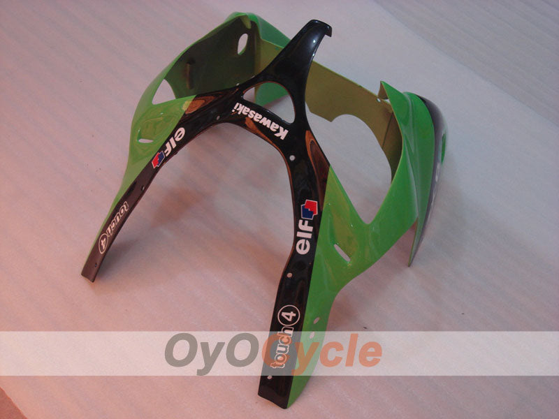 Kit de carénage injecté pour NINJA ZX-6R 00-02 - Vert, noir - Monster #OYO87901719