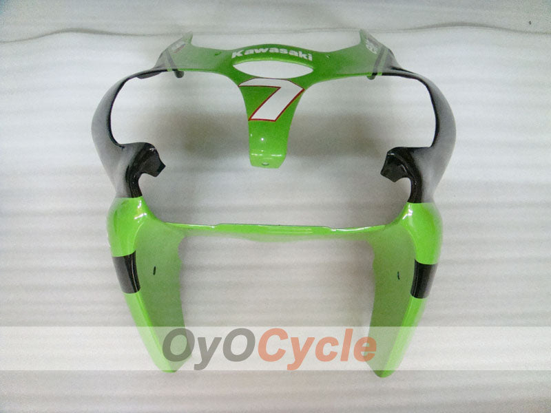 Kit de carénage injecté pour NINJA ZX-6R 00-02 - Vert, noir - Monster #OYO87901721