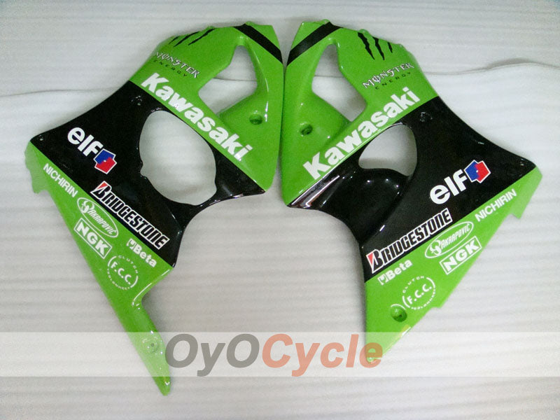 Carénages latéraux gauche et droit pour Kawasaki Ninja ZX-6R 00-02 #OYO87912934 Image principale du produit