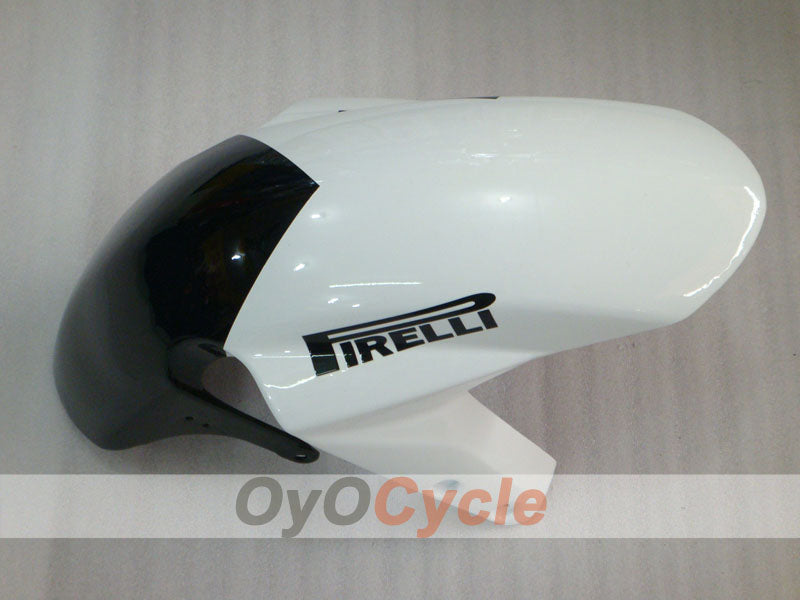 Kit de carénage injecté pour GSX R1000 03-04 - Blanc, noir - Corona #OYO87901727