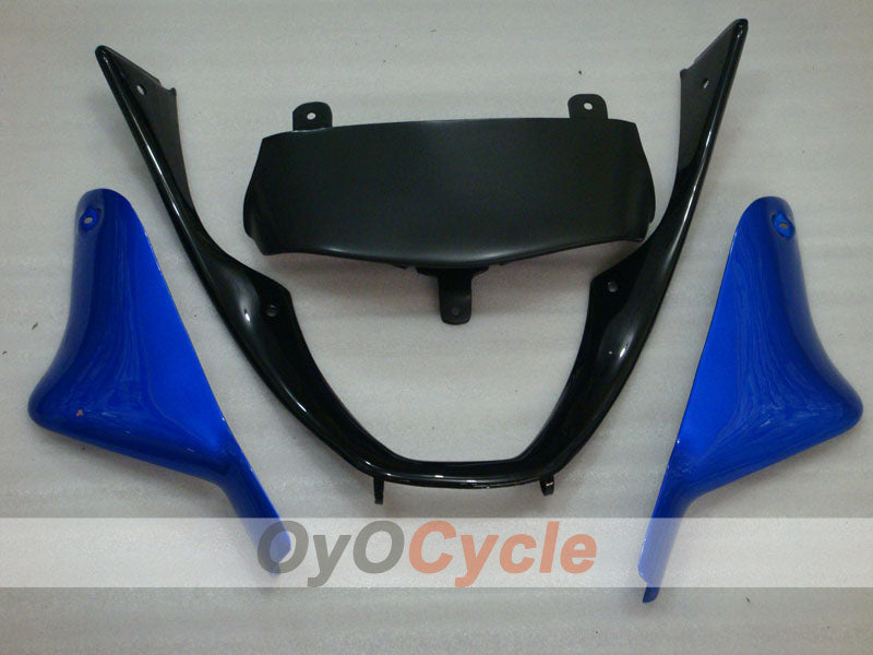 Kit de carénage injecté pour NINJA ZX-6R 00-02 - Bleu, noir - Nakano #OYO87901732