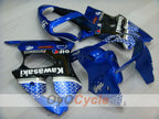 Kit de carénage injecté pour NINJA ZX-6R 00-02 - Bleu, noir - Nakano #OYO87901732