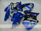 Kit de carénage injecté pour NINJA ZX-6R 00-02 - Bleu, noir - Nakano #OYO87901732