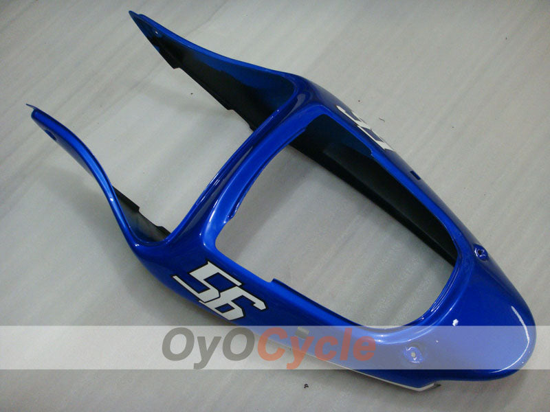 Kit de carénage injecté pour NINJA ZX-6R 00-02 - Bleu, noir - Nakano #OYO87901732