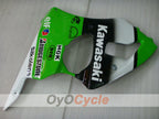 Kit de carénage injecté pour NINJA ZX-6R 00-02 - Vert, noir - Nakano #OYO87901734