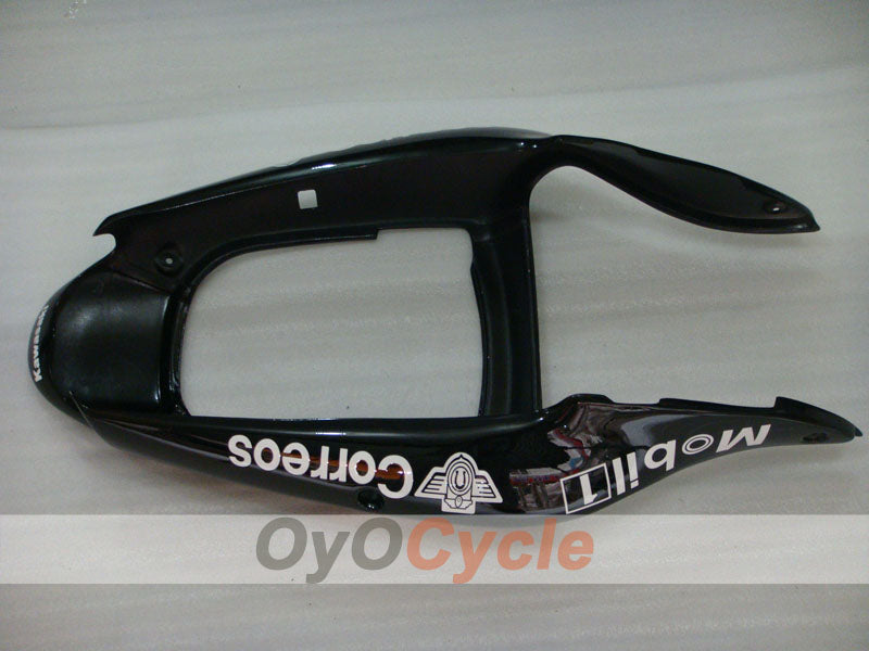 Kit de carénage à injection pour NINJA ZX-6R 00-02 - Blanc, noir - West #OYO87901752