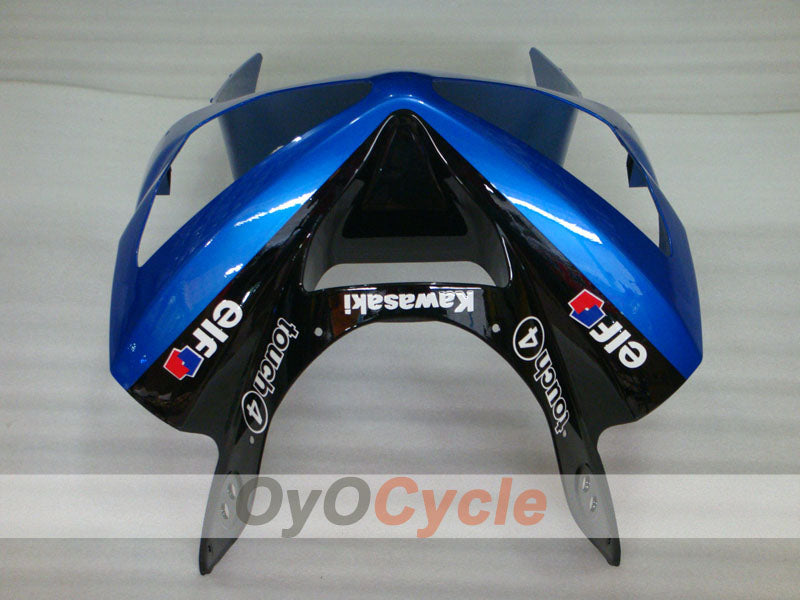 Kit de carénage à injection pour NINJA ZX-6R 03-04 - Bleu, noir - Style d'origine #OYO87901781