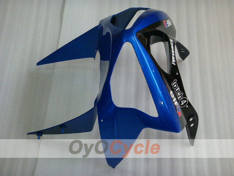 Kit de carénage à injection pour NINJA ZX-6R 03-04 - Bleu, noir - Style d'origine #OYO87901781