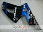 Kit de carénage à injection pour NINJA ZX-6R 03-04 - Bleu, noir - Style d'origine #OYO87901781