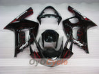 Kit de carénage à injection pour NINJA ZX-6R 03-04 - Rouge, noir - Flammes #OYO87901804