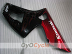 Kit de carénage à injection pour NINJA ZX-6R 03-04 - Rouge, noir - Flammes #OYO87901804