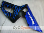 Kit de carénage à injection pour NINJA ZX-6R 03-04 - Violet, Noir - Flame #OYO87901805