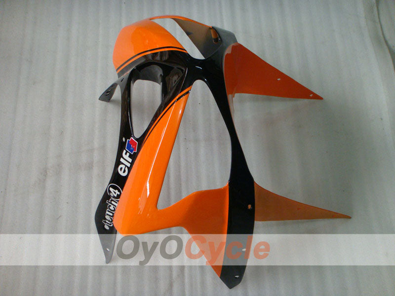 Kit de carénage à injection pour NINJA ZX-6R 03-04 - Orange, Noir - Monster #OYO87901811