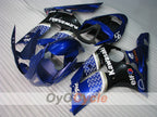 Kit de carénage à injection pour NINJA ZX-6R 03-04 - Blanc, Noir - Nakano #OYO87901816