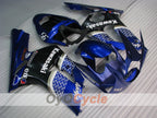 Kit de carénage à injection pour NINJA ZX-6R 03-04 - Blanc, Noir - Nakano #OYO87901816