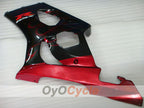 Kit de carénage à injection pour GSX R1000 03-04 - Rouge, noir - Flame #OYO87901833