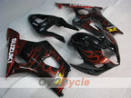 Kit de carénage à injection pour GSX R1000 03-04 - Rouge, noir - Flame #OYO87901834