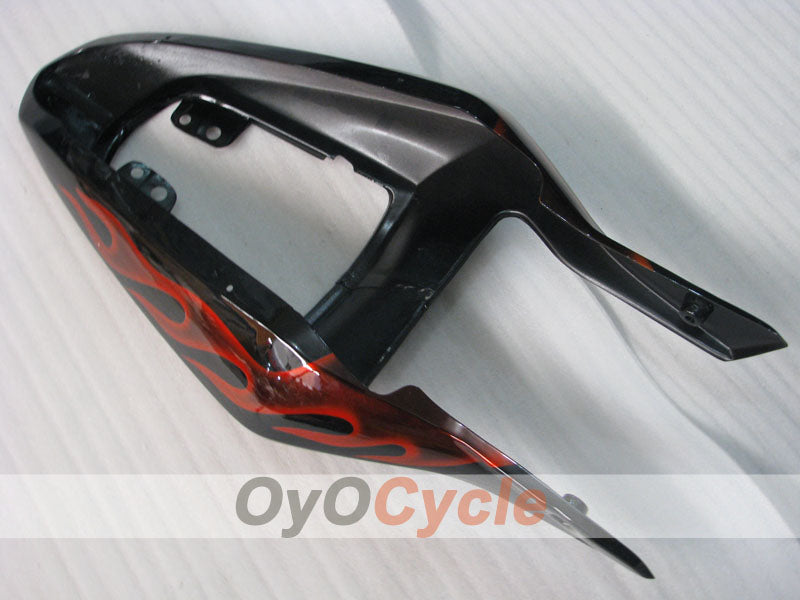 Kit de carénage à injection pour GSX R1000 03-04 - Rouge, noir - Flame #OYO87901834