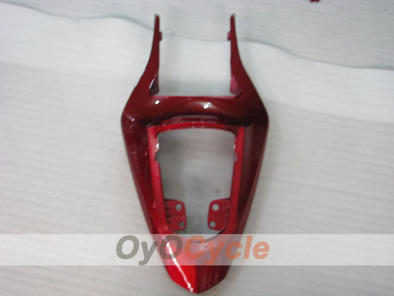 Kit de carénage à injection pour GSX R1000 03-04 - Rouge, noir - Flame #OYO87901836
