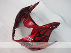 Kit de carénage à injection pour GSX R1000 03-04 - Rouge, noir - Flame #OYO87901836