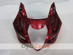 Kit de carénage à injection pour GSX R1000 03-04 - Rouge, noir - Flame #OYO87901836
