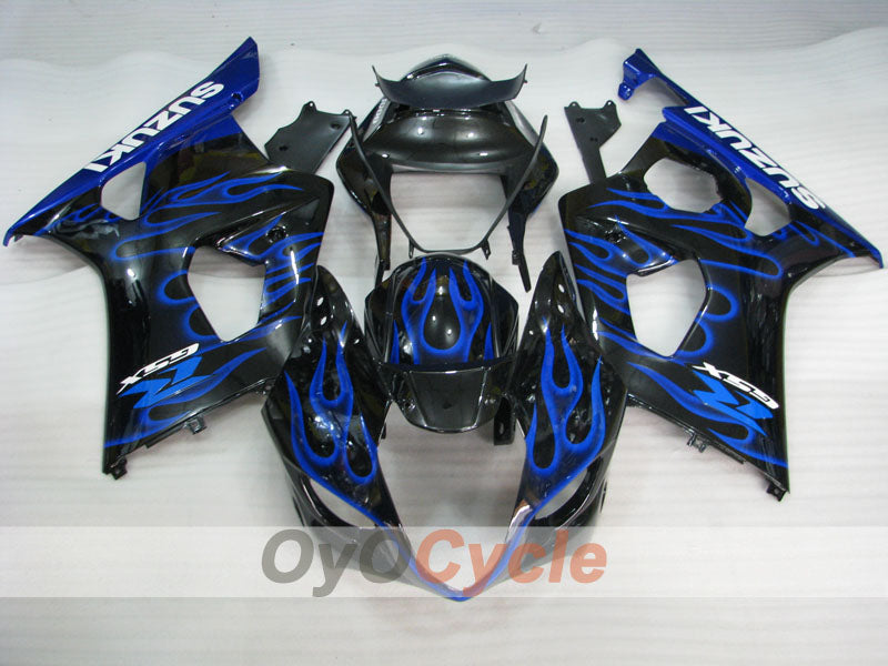 Kit de carénage à injection pour GSX R1000 03-04 - Bleu, noir - Flame #OYO87901837 Image secondaire du produit