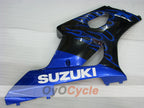Kit de carénage à injection pour GSX R1000 03-04 - Bleu, noir - Flame #OYO87901837