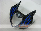 Kit de carénage à injection pour GSX R1000 03-04 - Bleu, noir - Flame #OYO87901837
