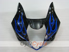 Kit de carénage à injection pour GSX R1000 03-04 - Bleu, noir - Flame #OYO87901837
