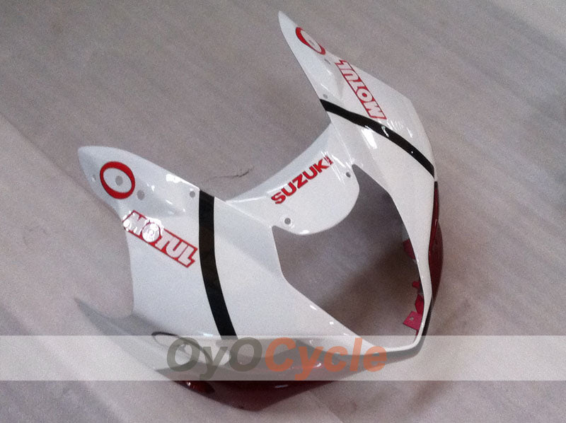 Kit de carénage à injection pour GSX R1000 03-04 - Rouge, blanc - Jordan #OYO87901839