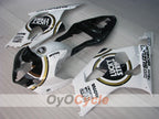 Kit de carénage à injection pour GSX R1000 03-04 - Blanc, noir - Lucky Strike #OYO87901840
