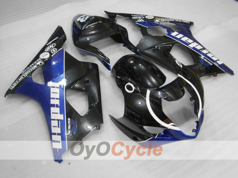 Kit de carénage à injection pour GSX R1000 03-04 - Bleu, noir - Jordan #OYO87901841