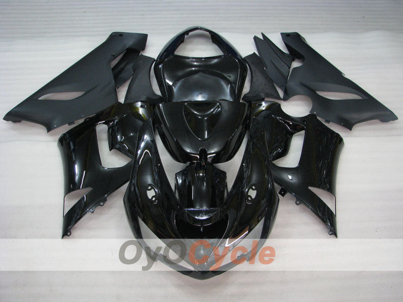 Kit de carénage en injection pour NINJA ZX-6R 05-06 - Noir, gris - Style d'origine #OYO87901842