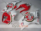 Kit de carénage en injection pour GSX R1000 03-04 - Rouge, blanc - Lucky Strike #OYO87901843