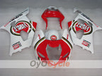 Kit de carénage en injection pour GSX R1000 03-04 - Rouge, blanc - Lucky Strike #OYO87901843