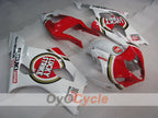 Kit de carénage en injection pour GSX R1000 03-04 - Rouge, blanc - Lucky Strike #OYO87901843