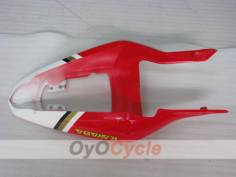 Kit de carénage en injection pour GSX R1000 03-04 - Rouge, blanc - Lucky Strike #OYO87901843