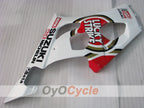 Kit de carénage en injection pour GSX R1000 03-04 - Rouge, blanc - Lucky Strike #OYO87901843