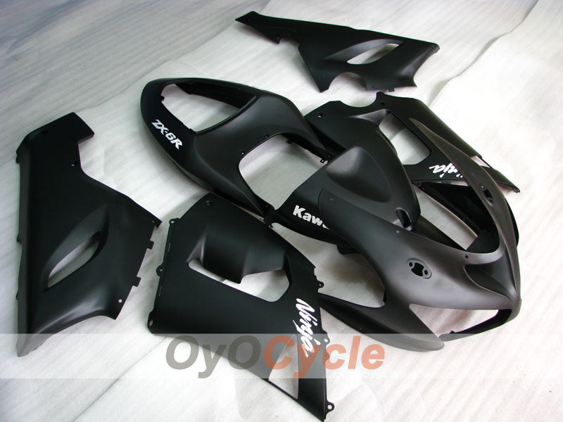 Kit de carénage en injection pour NINJA ZX-6R 05-06 - Noir, mat - Style d'origine #OYO87901849 Image secondaire du produit