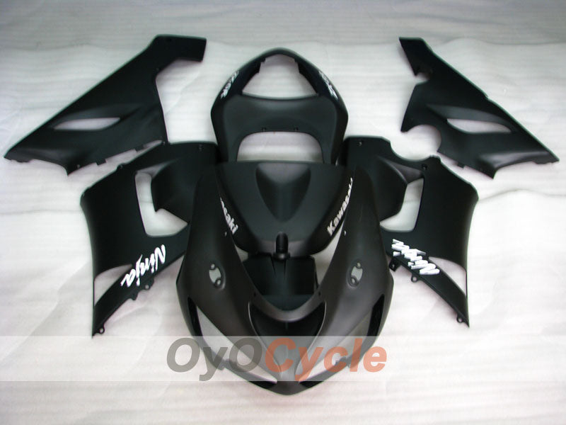 Kit de carénage en injection pour NINJA ZX-6R 05-06 - Noir, mat - Style d'origine #OYO87901849
