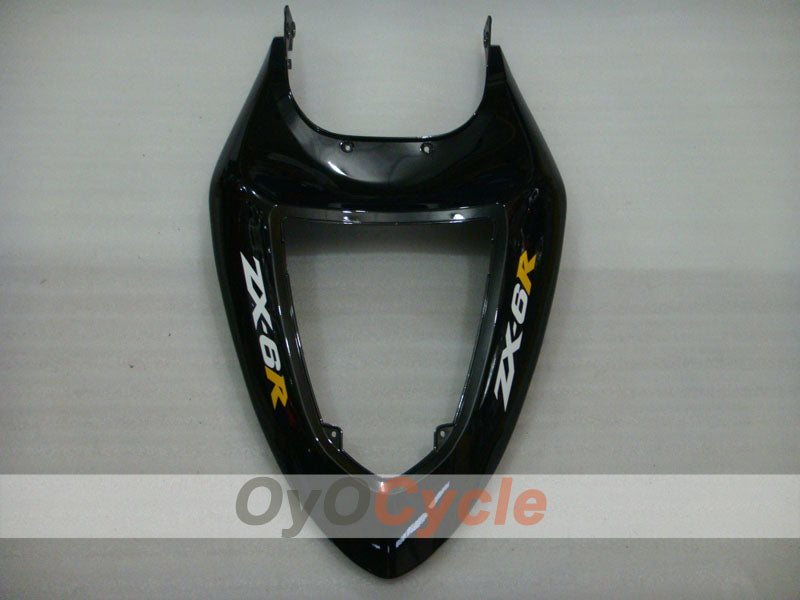 Kit de carénage en injection pour NINJA ZX-6R 05-06 - Noir - Style d'origine #OYO87901851