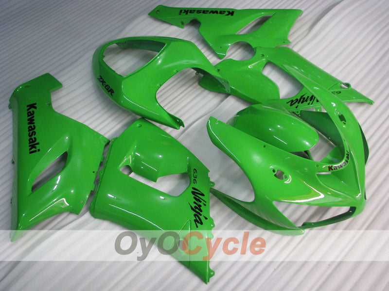Kit de carénage en injection pour NINJA ZX-6R 05-06 - Vert - Style d'origine #OYO87901854