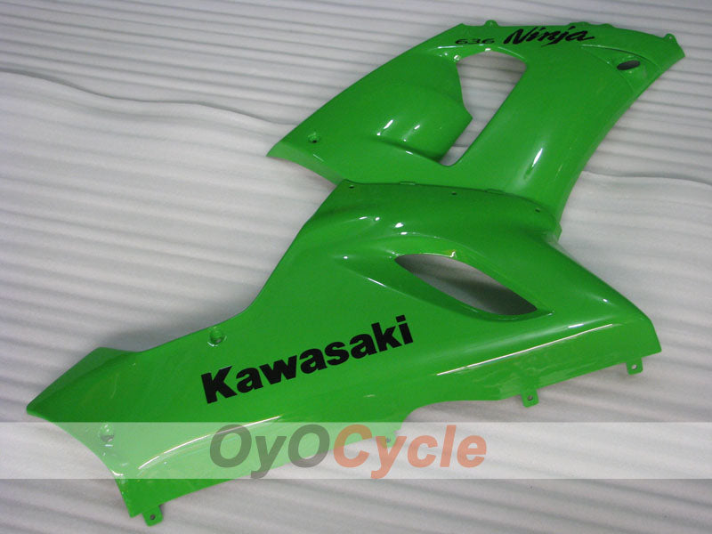 Kit de carénage en injection pour NINJA ZX-6R 05-06 - Vert - Style d'origine #OYO87901854