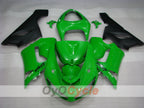 Kit de carénages injectés pour NINJA ZX-6R 05-06 - Vert, Noir - Style d’origine #OYO87901855