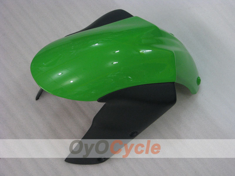 Kit de carénages injectés pour NINJA ZX-6R 05-06 - Vert, Noir - Style d’origine #OYO87901859
